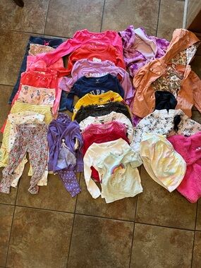 Girls 2 t assorted bundle/lot- Assorted Pink, Purple, White & Yellow